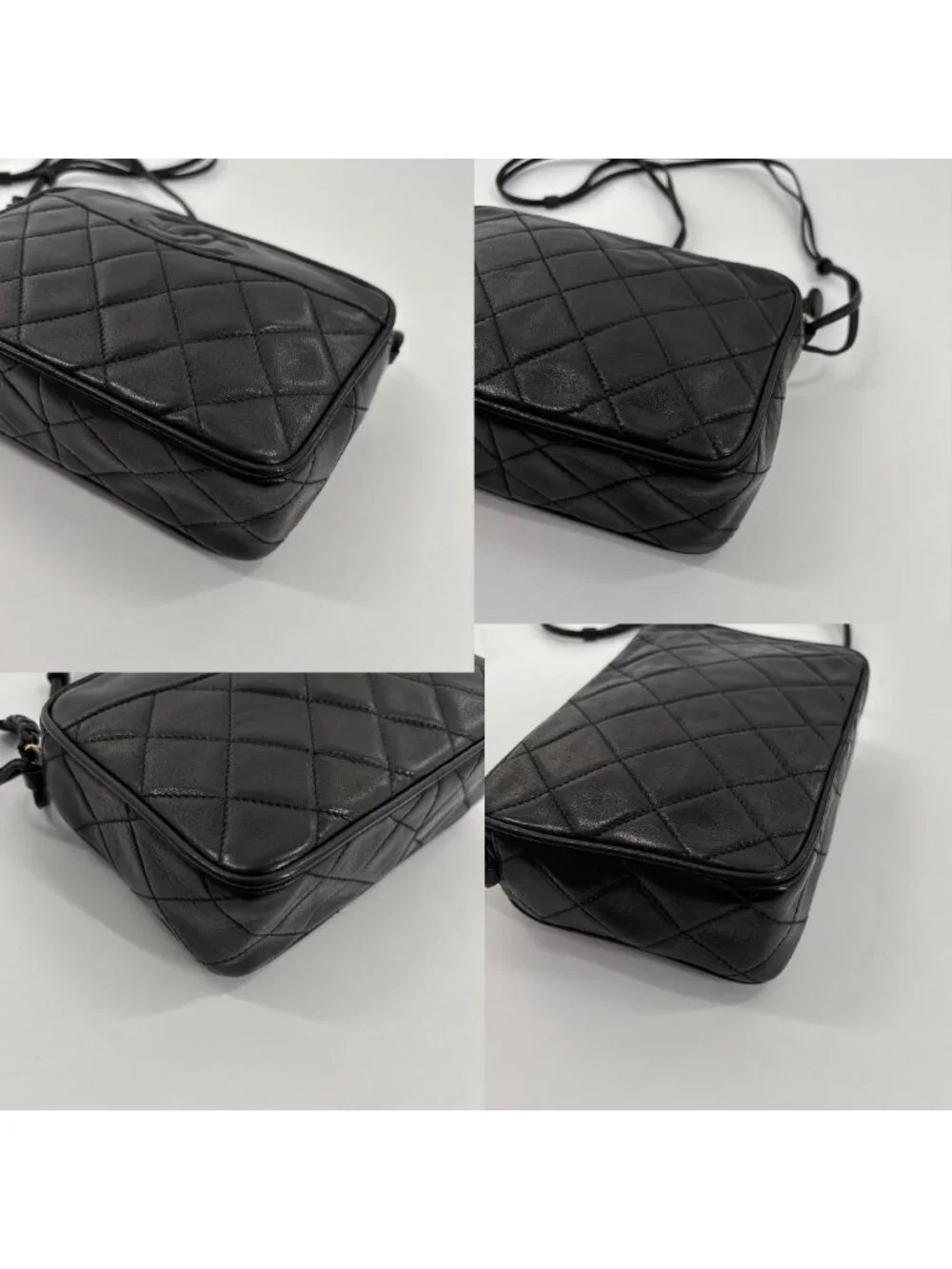 Chanel Lambskin Quilted Shoulder